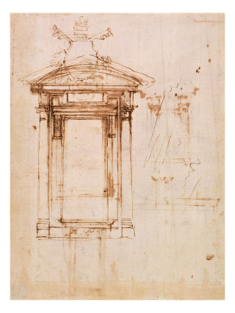 Michelangelo Architecture Drawing